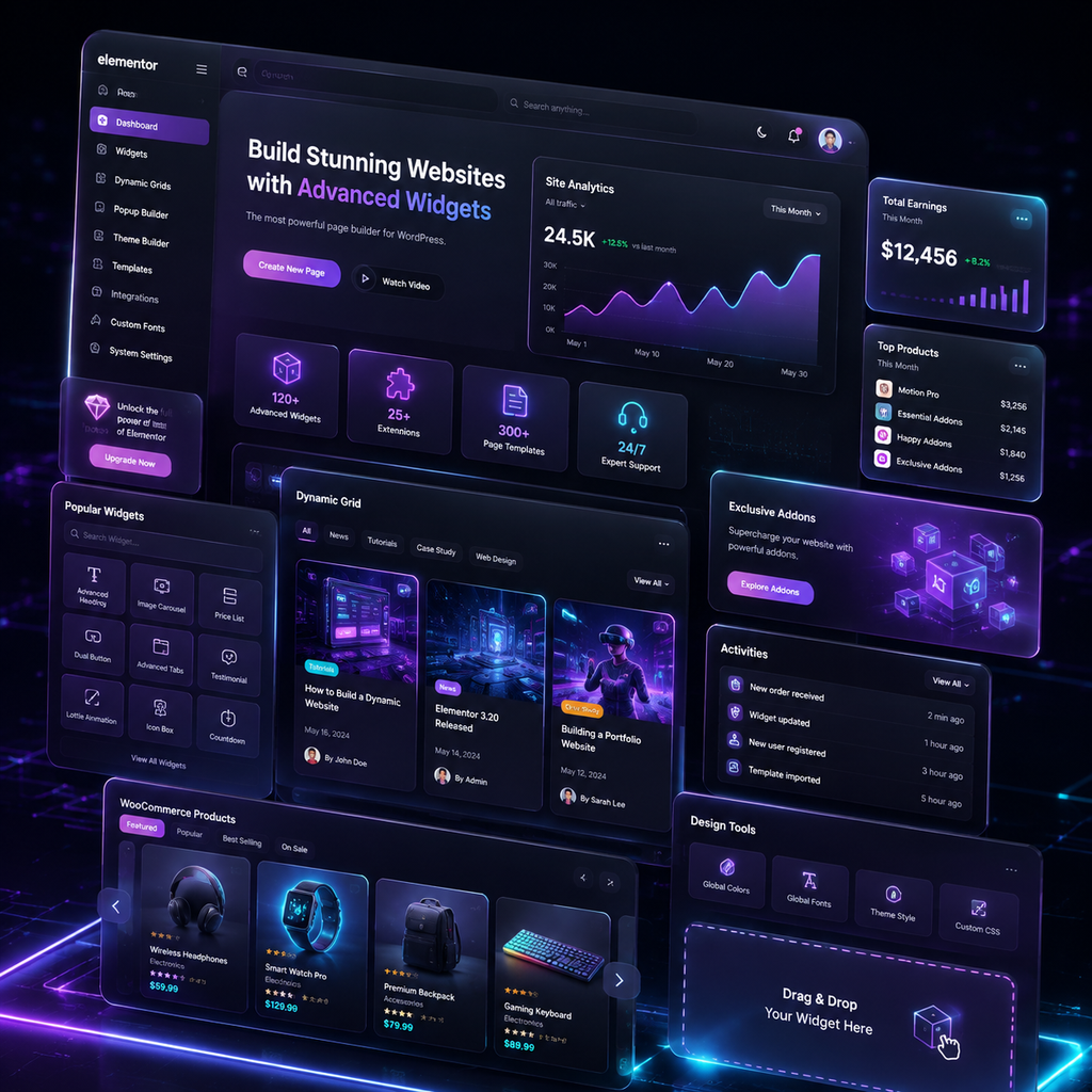 افزونه The Plus Addons for Elementor | مجموعه کامل ۱۲۰+ ویجت حرفهای و داینامیک برای المنتور - تصویر 2
